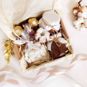 Женский подарочный набор с какао и маршмеллоу